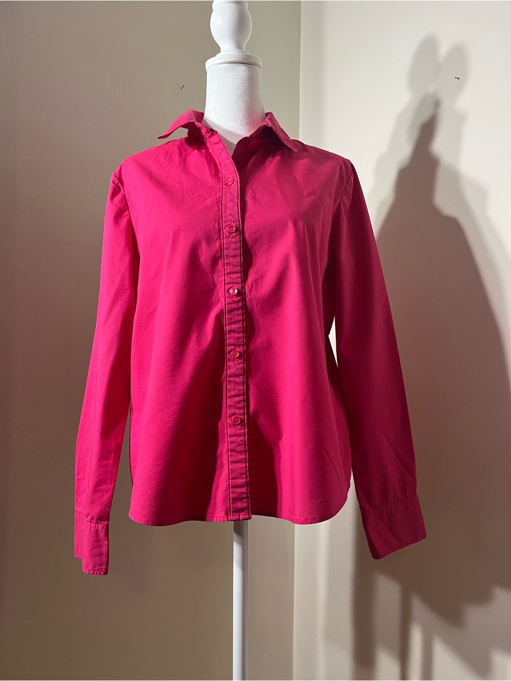 Liz Claiborne Fuchsia Button-Down Shirt